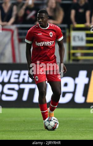 ANTWERP - William Pacho of Royal Antwerp FC during the UEFA Conference ...