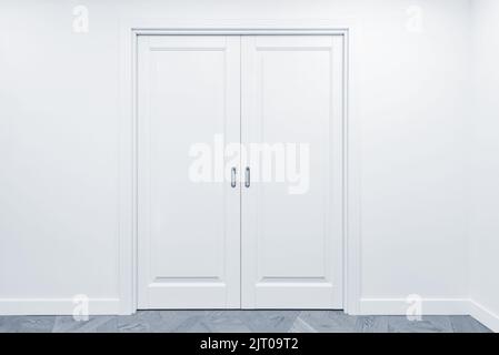 Doors inside of the luxury prestige apartments. Stock Photo