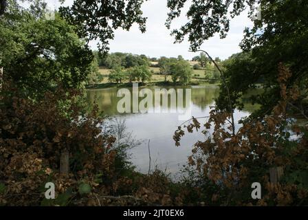 Un lac en France Stock Photo