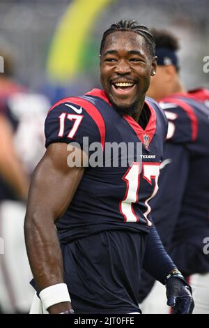 Houston Texans defensive back Jalen Pitre (5) during an NFL Football game  against the Philadelphia Eagles on Thursday, November 3, 2022, in Houston.  (AP Photo/Matt Patterson Stock Photo - Alamy