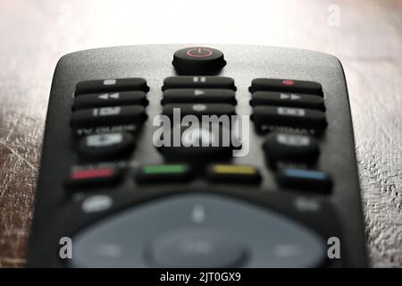 standby button on remote control Stock Photo