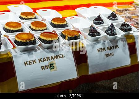 Malaysian Street Food at the Kuah night market, Langkawi, Malaysia Stock Photo