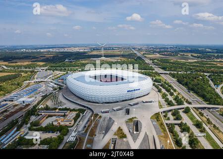 The Famous Allianz Arena The Stadium Of Bayern Munchen Club Stock Photo Alamy