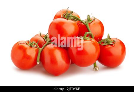 tomato path isolated on white Stock Photo