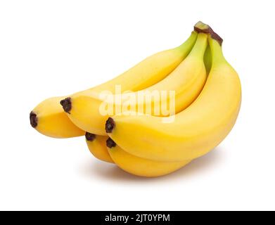 banana path isolated on white Stock Photo