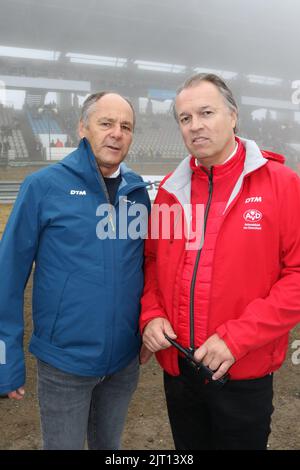 NUERBURGRING, Germany. , . DTM, German Touringcars Masters, portrait of Gerhard BERGER and Lutz Linde during the DTM round held at the Nuerburgrung in season 2022 - photo and copyright © Arthur THILL/ATP images (THILL Arthur/ATP/SPP) Credit: SPP Sport Press Photo. /Alamy Live News Stock Photo