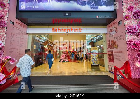 KUALA LUMPUR, MALAYSIA - JANUARY 18, 2020: entrance to Fahrenheit 88 shopping mall in Kuala Lumpur. Stock Photo