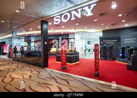 SINGAPORE - CIRCA JANUARY, 2020: entrance to Sony Store in Singapore. Stock Photo