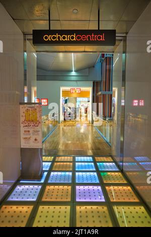 SINGAPORE - CIRCA JANUARY, 2020: entrance to Uniqlo store in Singapore. Stock Photo