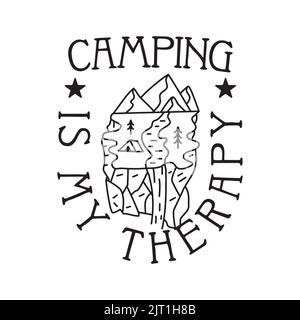 Adventure Always Camper Shirt, Camping Silhouette Shirt, Camping Tee, Camping Shirt Black L | Bee Tees