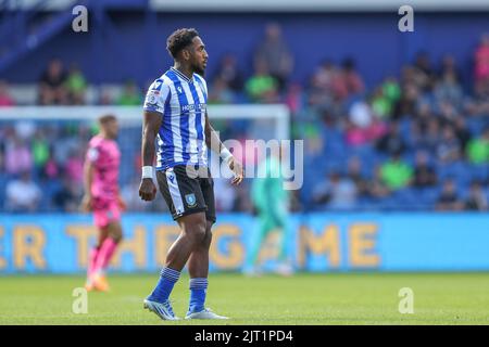 Sheffield, UK. 27th Aug, 2022. Mallik Wilks #7 of Sheffield Wednesday during the game in Sheffield, United Kingdom on 8/27/2022. (Photo by Gareth Evans/News Images/Sipa USA) Credit: Sipa USA/Alamy Live News Stock Photo