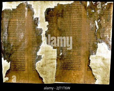 Torah Scroll (MS heb. a. 4). Stock Photo