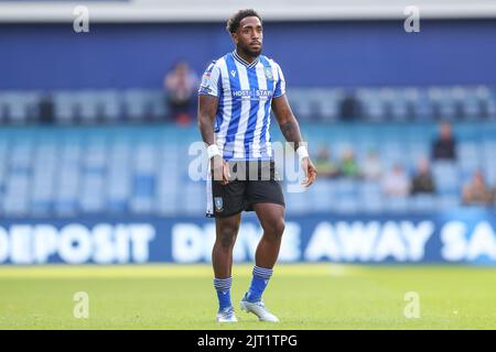 Sheffield, UK. 27th Aug, 2022. Mallik Wilks #7 of Sheffield Wednesday during the game in Sheffield, United Kingdom on 8/27/2022. (Photo by Gareth Evans/News Images/Sipa USA) Credit: Sipa USA/Alamy Live News Stock Photo