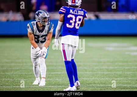 CHARLOTTE, NC - AUGUST 26: Buffalo Bills corner back Nick McCloud