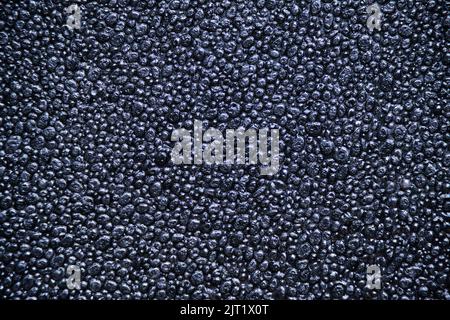 Abstract background, grey foam texture, porous material made up cells that do not communicate with each other Stock Photo