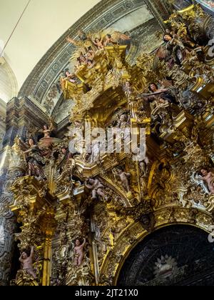 Detail of the high altarpiece of the Iglesia Colegial del Divino Salvador, Seville