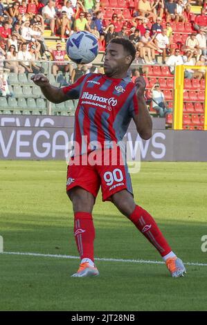 Cremona, Italy. 27th Aug, 2022. Cyriel Dessers of US Cremonese during US Cremonese vs Torino FC, 3Â° Serie A Tim 2022-23 game at Giovanni Zini Stadium in Cremona (CR), Italy, on August 27, 2022. Credit: Independent Photo Agency/Alamy Live News Stock Photo