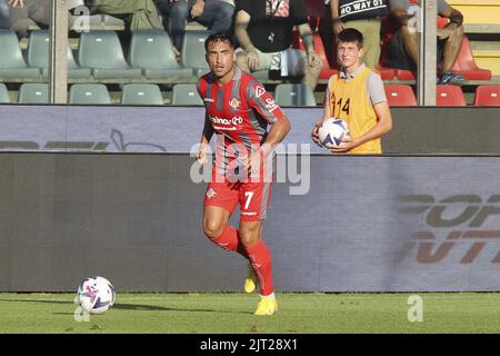 Cremona, Italy. 27th Aug, 2022. Jaime Baez of US Cremonese during US Cremonese vs Torino FC, 3Â° Serie A Tim 2022-23 game at Giovanni Zini Stadium in Cremona (CR), Italy, on August 27, 2022. Credit: Independent Photo Agency/Alamy Live News Stock Photo