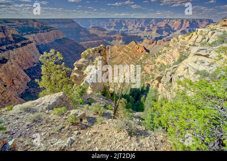 Grand Canyon viewed from the Thor's Hammer Overlook Stock Photo - Alamy