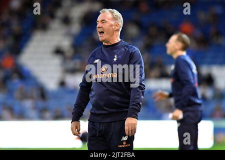 John Sheriden (Manager) of Oldham Athletic during the Vanarama National League match between Oldham Athletic and Aldershot Town at Boundary Park, Oldham on Friday 26th August 2022. (Credit: Eddie Garvey | MI News ) Credit: MI News & Sport /Alamy Live News Stock Photo