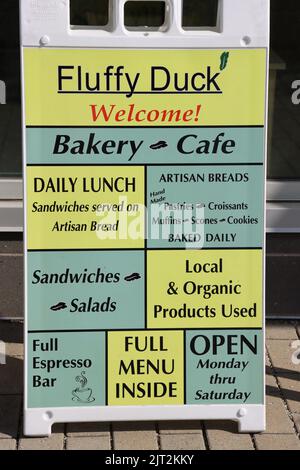 Fluffy Duck cafe at Cleveland Clinic main campus Stock Photo