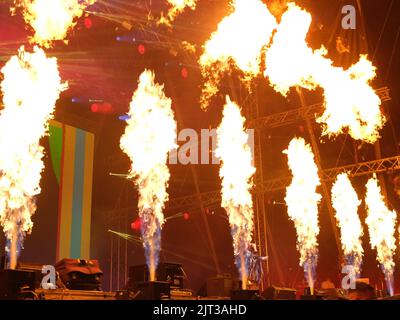 Sunny Hill Festival Tirana Stock Photo