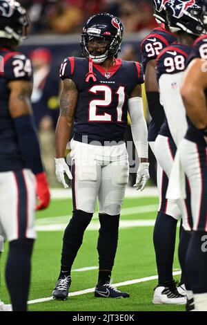 Houston Texans cornerback Steven Nelson (21) defends against the