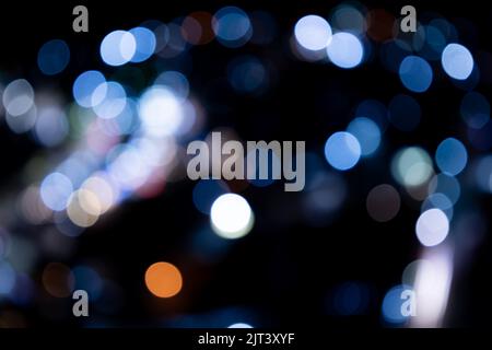 Out of focus city lights. Resource for designers. Night life concept. Stock Photo