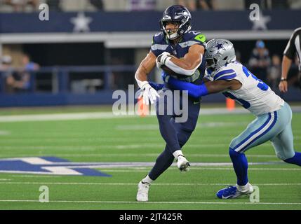 Dallas Cowboys cornerback DaRon Bland (26) watches the passer as