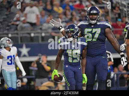 Seattle Seahawks tackle Charles Cross (67) looks on Monday, May 22, 2023,  at the team's NFL football training facility in Renton, Wash. (AP  Photo/Lindsey Wasson Stock Photo - Alamy