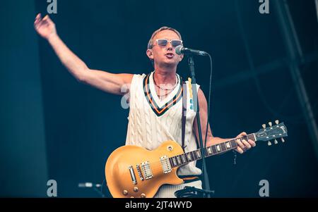 Ocean Colour Scene performing at Victorious Festival 2022. Southsea Common. 27 August 2022. Credit: Alamy Live News/Charlie Raven Stock Photo