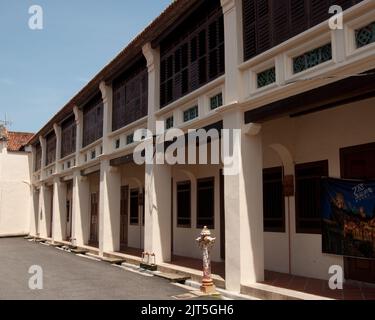 Part of Khoo Clanhouse, Leong San Tong Khoo Kongsi,  George Town, Penang, Malaysia, Asia Stock Photo