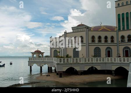 Floating Mosque, George Town, Penang, Malaysia, Asia Stock Photo