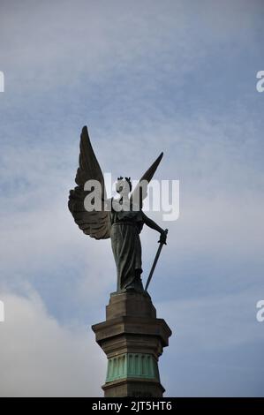 The Angel Monument, Haymarket, Newcastle upon Tyne Stock Photo