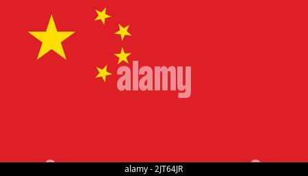 China national flag vector eps file Stock Vector