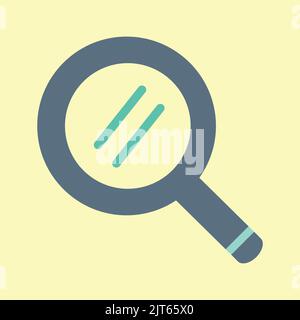 Megnifying Glass - Megnifier - Research - Magnification - search tool icon Stock Vector