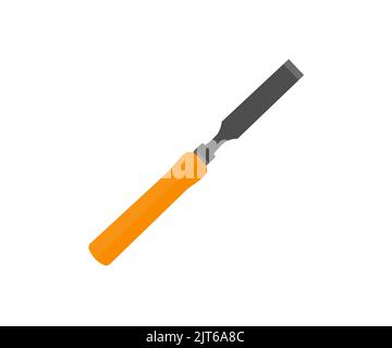 Woodworking tool. Chisels for woodworking, carving wood with chisel logo design. Old carpentry tools, Woodworking tool vector design and illustration. Stock Vector