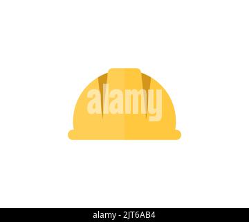 Construction Worker Hat, helmet to wear at work logo design. Concept of construction vector design and illustration. Stock Vector