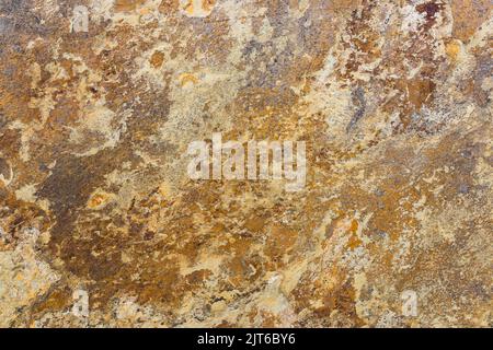 Grunge rusty orange brown metal corten steel background Stock Photo