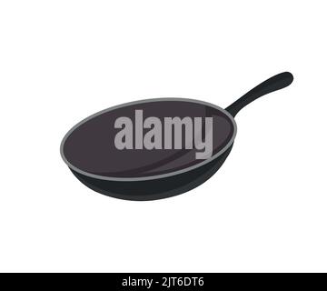 Handled wok logo design. Wok asian food logo, Wok pan, plate, box, sticks, lettering, pepper, vegetables, cook Wok vector design and illustration. Stock Vector