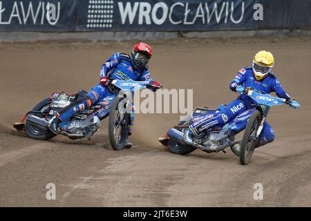 Wroclaw, Poland. August 27th 2022. Betard FIM Speedway GP of Poland at Olympic Stadium. Pictured:      © Piotr Zajac/Alamy Live News Stock Photo