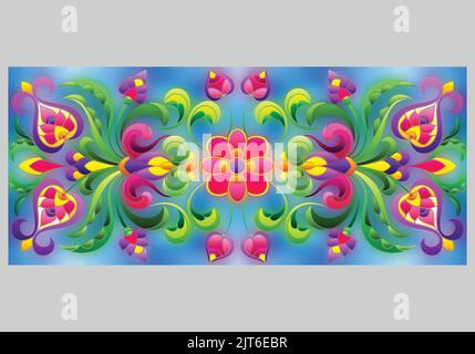 Abstract background of flowers. Close up. Grunge acrylic painting on canvas, 3d, three, dimensional embossing and carving, Unique technique. Highly te Stock Vector