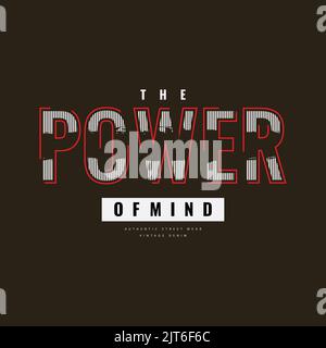 the power ofmind the power ofmind Stock Vector