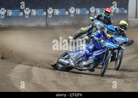 Wroclaw, Poland. August 27th 2022. Betard FIM Speedway GP of Poland at Olympic Stadium. Pictured:    #505 Robert Lambert (GBR)  © Piotr Zajac/Alamy Live News Stock Photo