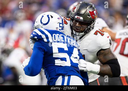 Tampa Bay Buccaneers offensive tackle Tristan Wirfs (78) blocks during an  NFL football game against the New York Jets, Sunday, Jan. 2, 2022, in East  Rutherford, N.J. (AP Photo/Adam Hunger Stock Photo - Alamy