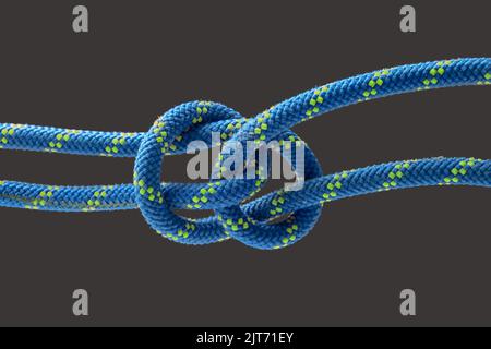 Durable Colored Rope For Climbing Equipment On A White Background Knot Of  Braided Cable Item For Tourism And Travel Stock Photo - Download Image Now  - iStock