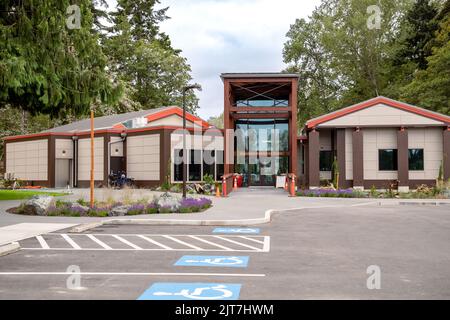 Sequim, WA USA - 07-18-2022: Dungeness River Nature Center Stock Photo