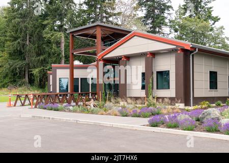 Sequim, WA USA - 07-18-2022: Dungeness River Nature Center Stock Photo