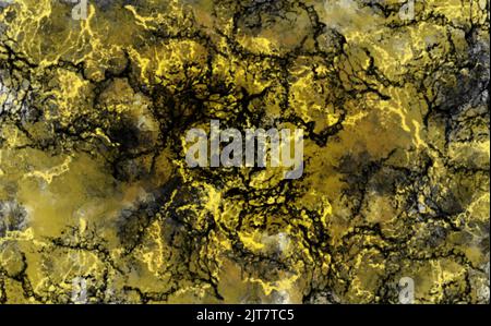 yellow marble motif background. natural stone illustration Stock Vector