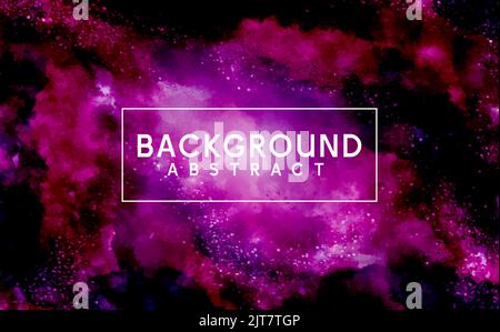 colorful abstract background space particle illustration Stock Vector